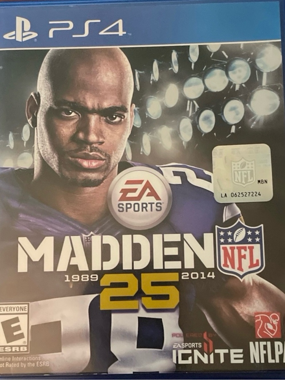 Madden NFL 25 for Sony Playstation 4 1989 - 2014 25th Anniversary PS4